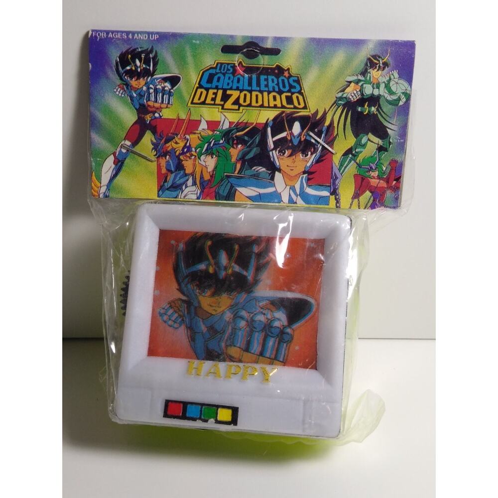 Vintage Los Caballeros del Zodiaco Saint Seiya Character Viewer Toy NOS 1980s